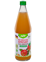Verpackung Eigenmarke HIT Bio Streuobst Apfelsaft