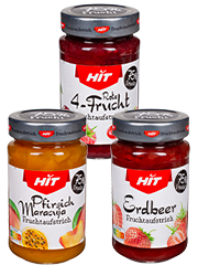 Verpackung HIT Fruchtaufstriche