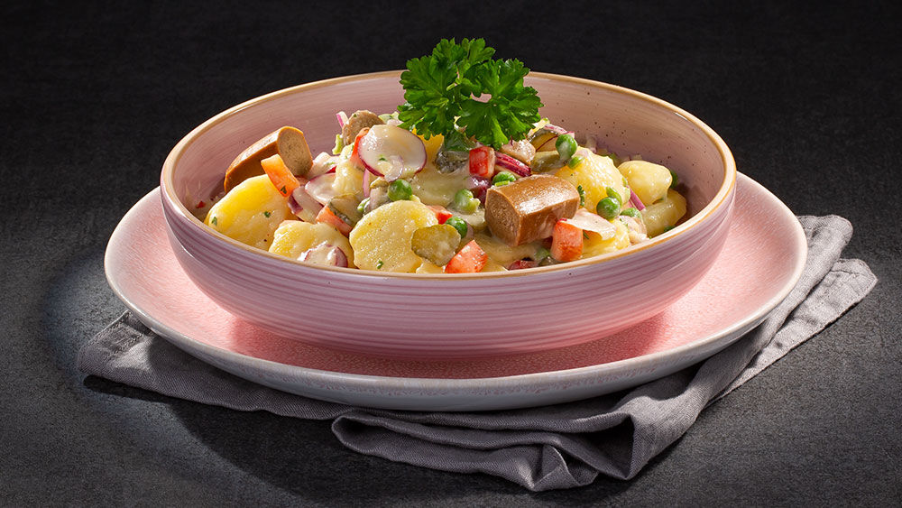 Vegane Mini-Wiener mit Kartoffelsalat | Rezepte | HIT