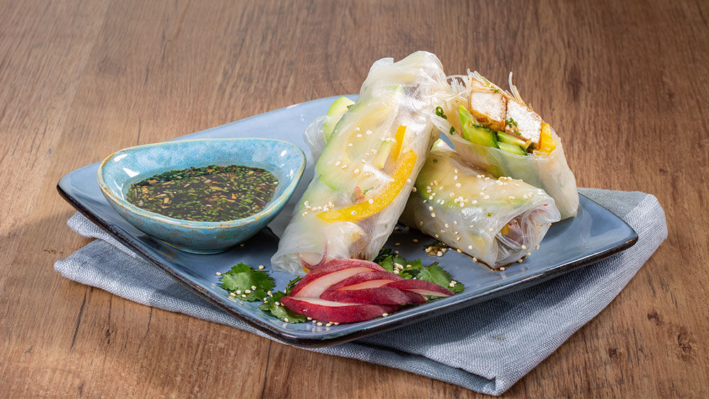 Sommer Rolls mit mariniertem Tofu und Glasnudeln | Rezepte | HIT Sommer Rolls mit mariniertem Tofu und Glasnudeln | Rezepte | HIT