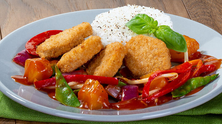 Vegane Nuggets mit Basmati Reis | Rezepte | HIT