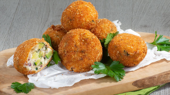 Frittierte Zucchini-Mozzarella-Kugeln | Rezepte | HIT